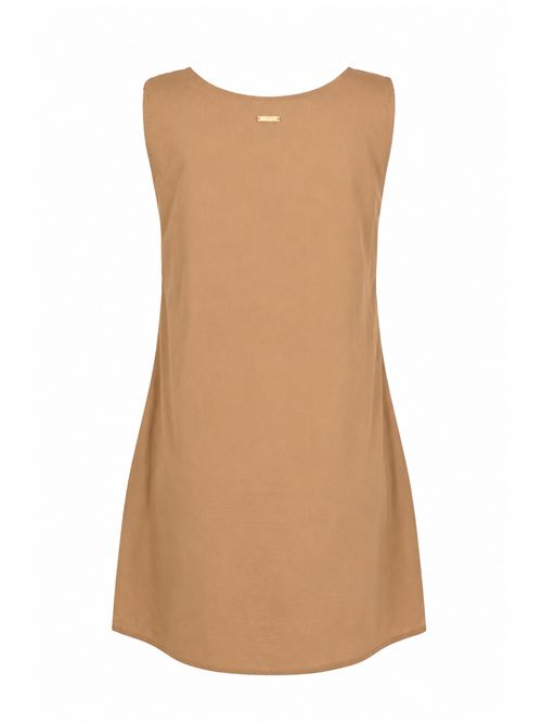 Abito cargo smanicato in cotone NO SECRETS | 261NS031MOCHAMOUSSE